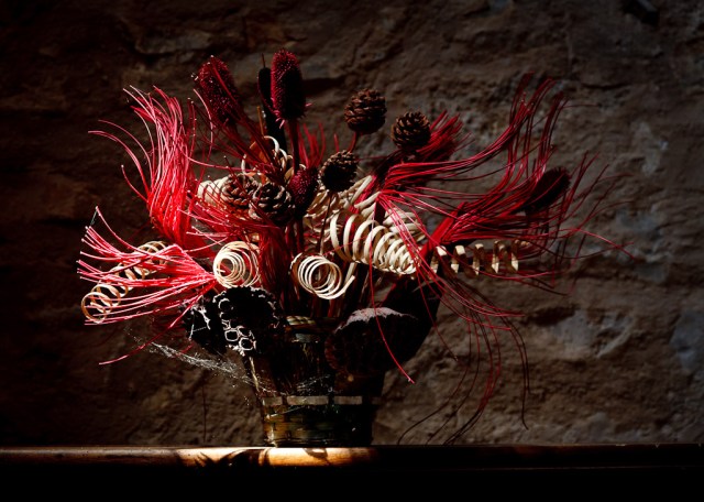 Offering in the St Trinit chapel, Provence, France
