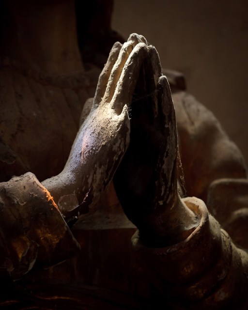 Statue in the Castelfranc church