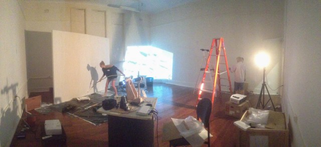 My studio chaos, a hive of activity